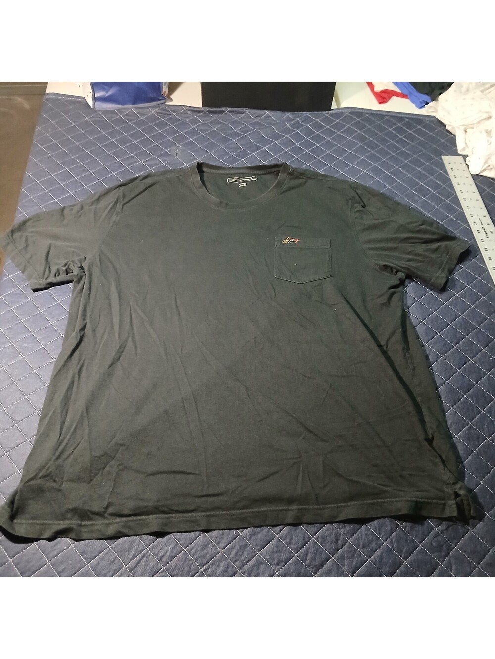 Greg Norman Black Pocket T-Shirt Short Sleeve Mens XXXL